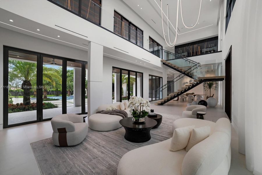 Furnished interior view inside a new home in , Miami (Image 17).