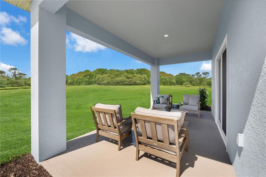 Exterior details and patio area of a home in Wynnstone, Davenport (Image 3).