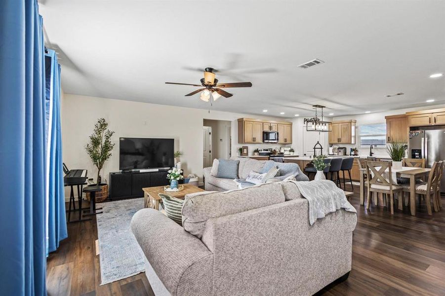 Furnished interior view inside a new home in , Brookston (Image 14).