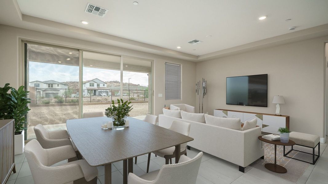 Representative furnished interior of a home built from the Pleasant by William Ryan Homes in The Ridge at Sienna Hills, Buckeye (Image 11).