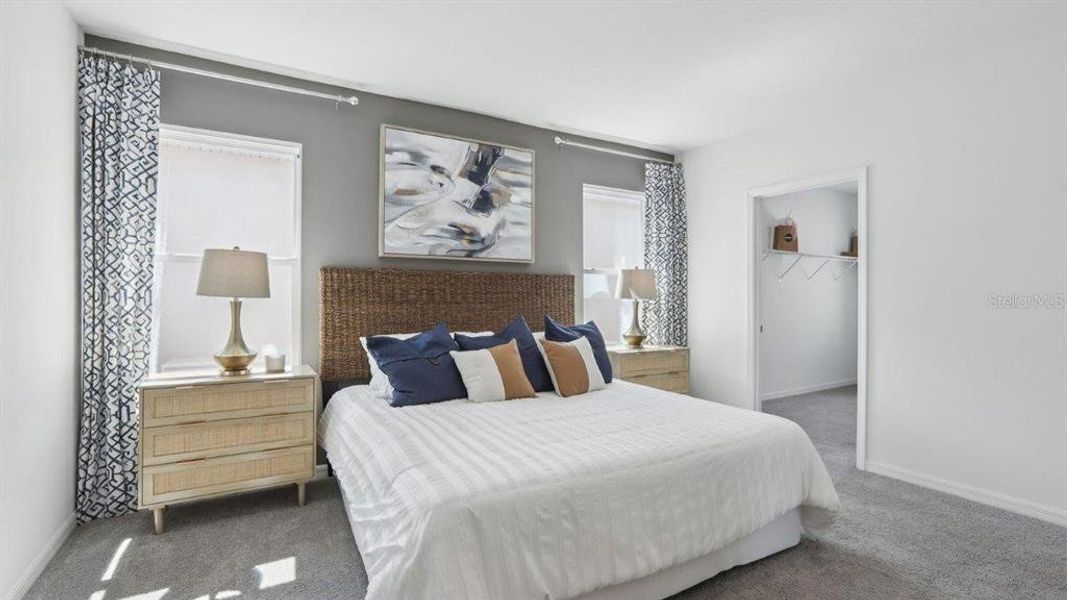 Furnished interior view inside a new home in Berry Bay, Wimauma (Image 19). Furnished interior view inside a new home in Berry Bay, Wimauma (Image 19).