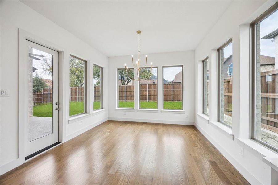 Whether it's grand dinner parties or cozy family meals, this over the top dining room is ready for any occasion!