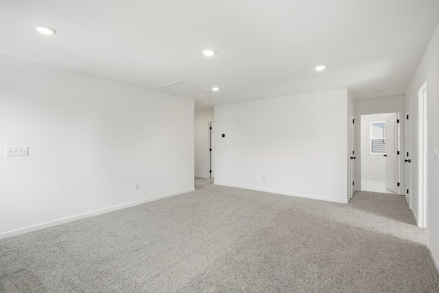 A room with white walls.