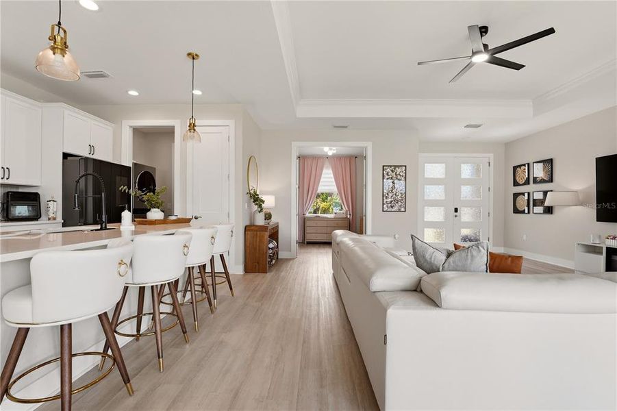 Furnished interior view inside a new home in , Port Charlotte (Image 6). Furnished interior view inside a new home in , Port Charlotte (Image 6).