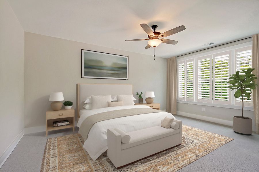 Furnished interior view inside a new home in , North Charleston (Image 15).