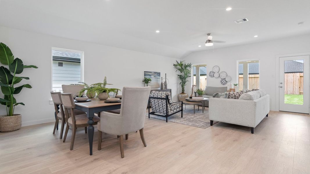 Furnished interior view inside a new home in Emberly, Beasley (Image 9).