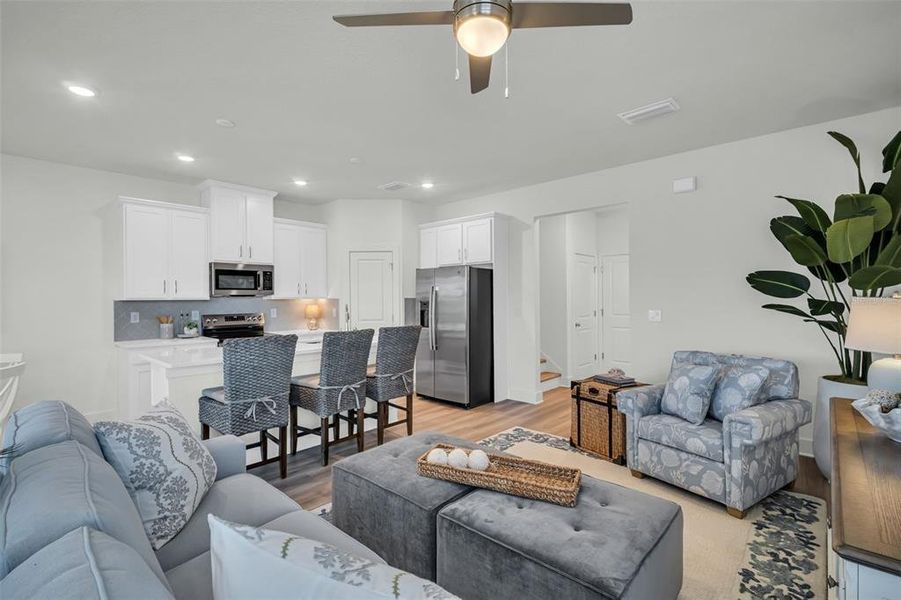 Furnished interior view inside a new home in Emerald Fields, Hudson (Image 34).