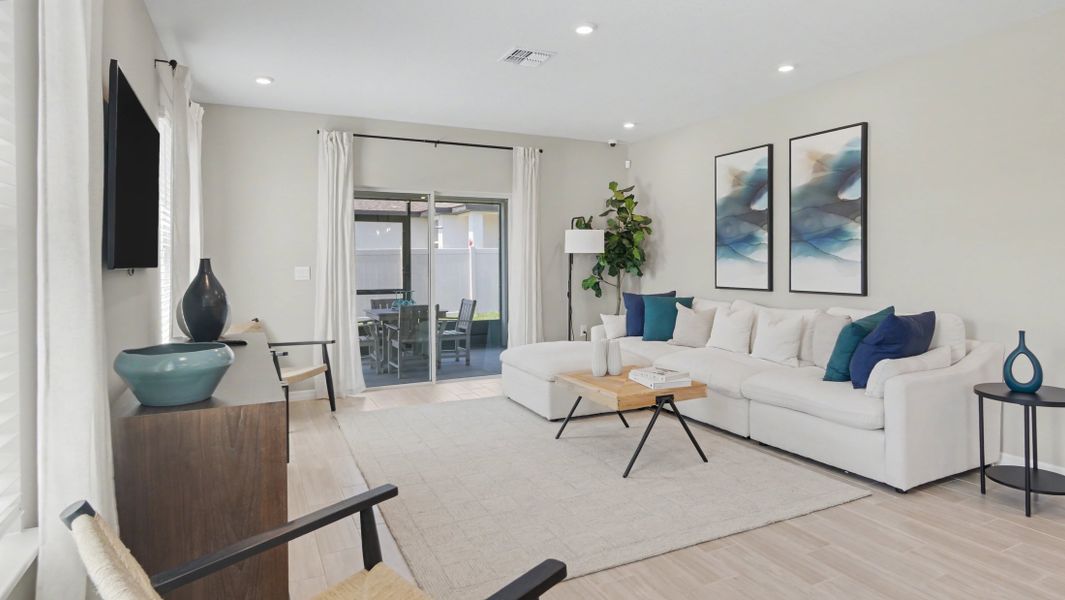 Representative furnished interior of a home built from the Lexington by Maronda Homes in Malabar Springs, Palm Bay (Image 16).