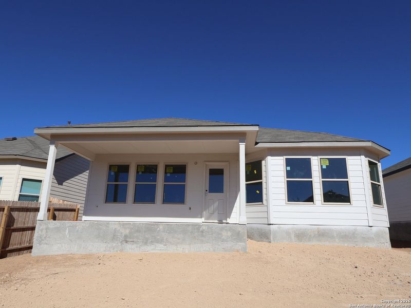 Exterior details and patio area of a home in Hunters Ranch, San Antonio (Image 3). Exterior details and patio area of a home in Hunters Ranch, San Antonio (Image 3).