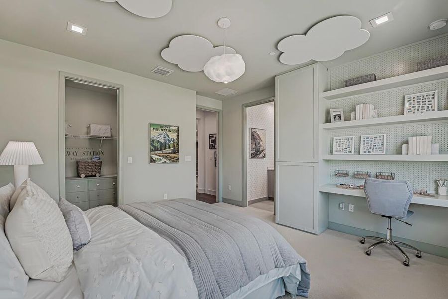 Furnished interior view inside a new home in Apex at Avenir, Palm Beach Gardens (Image 47).