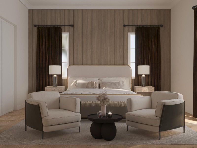 Furnished interior view inside a new home in , Mount Pleasant (Image 30).