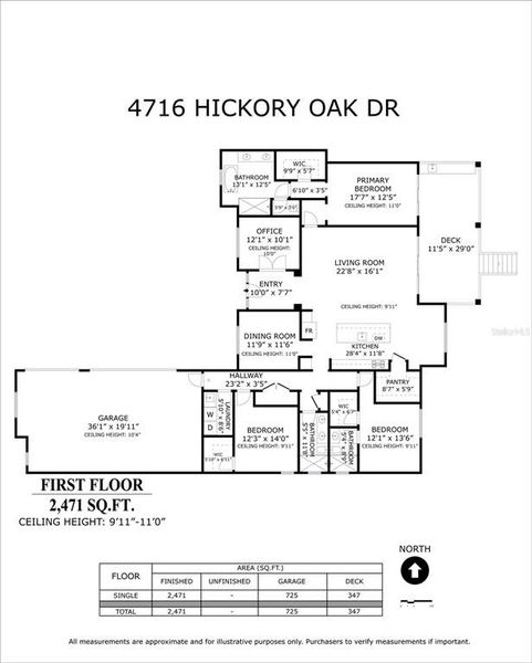 2D floor plan layout of this home in Southern Hills Plantation, Brooksville, FL (Image 5).