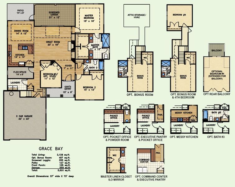 Grace Bay, Floor Plan