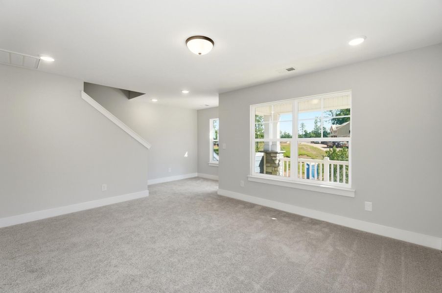 Spacious, unfurnished interior of a new home in Enclave at Riverdale, Huntersville (Image 22). Spacious, unfurnished interior of a new home in Enclave at Riverdale, Huntersville (Image 22).
