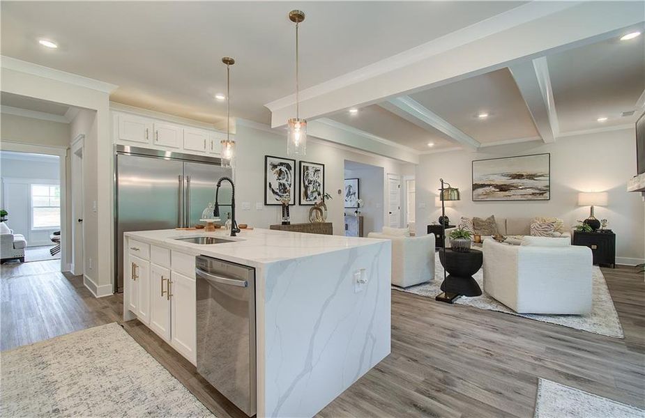 Furnished interior view inside a new home in Fowler Farms, Auburn (Image 6).