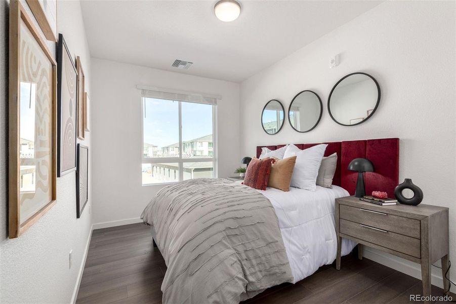 Furnished interior view inside a new home in Gateway Commons, Denver (Image 14).