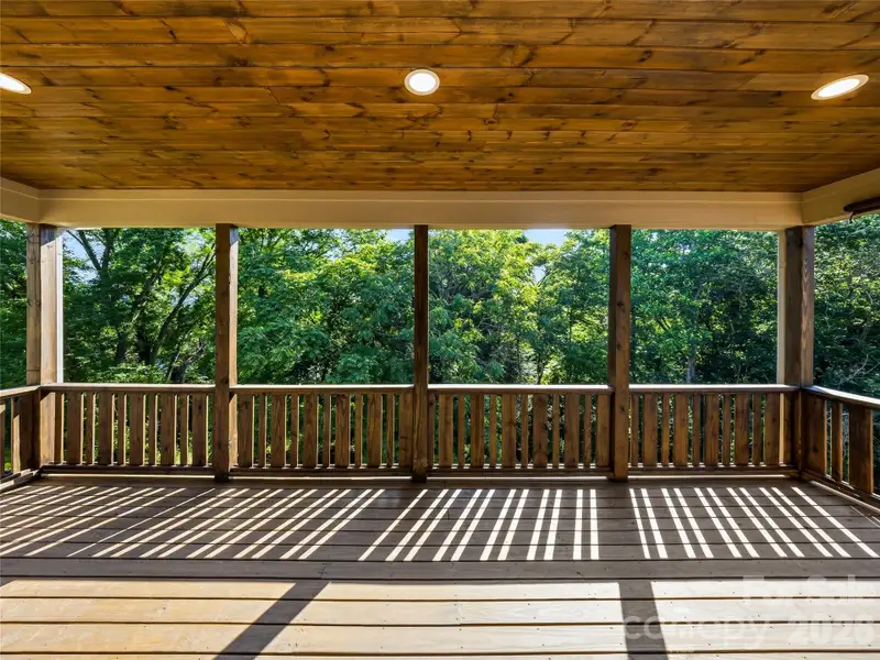 Exterior details and patio area of a home in , Asheville (Image 3).