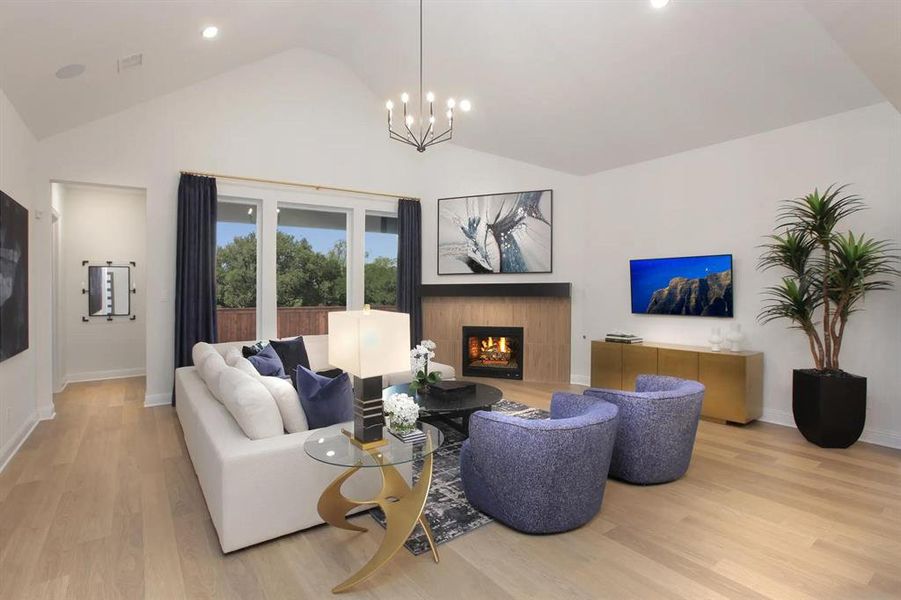 Furnished interior view inside a new home in Hillstead, Lavon (Image 10). Furnished interior view inside a new home in Hillstead, Lavon (Image 10).