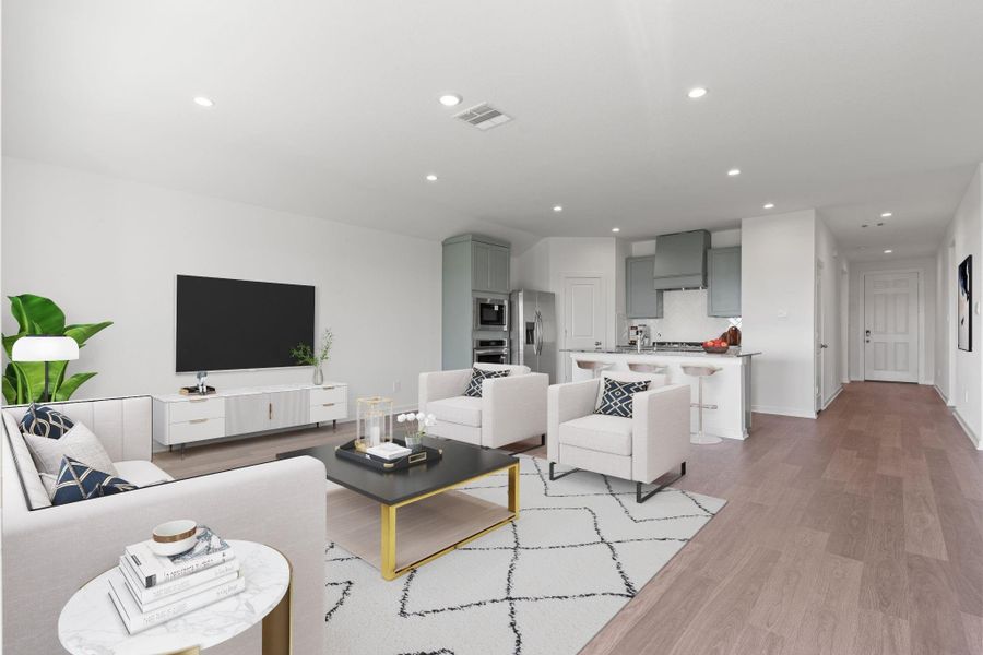 Furnished interior view inside a new home in Grand Cay Harbour, Texas City (Image 10).