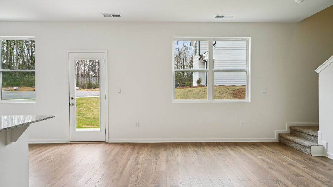 Representative unfurnished interior of a home built from the Ansley by D.R. Horton in Sherwood Manor, Atlanta (Image 13).