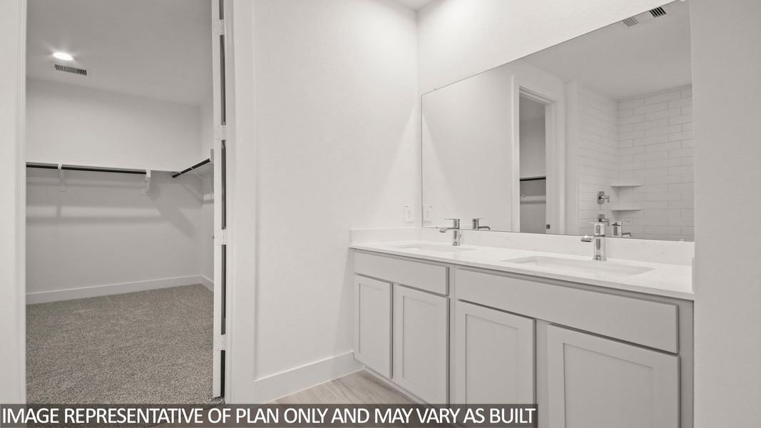 Representative furnished interior of a home built from the Sapphire by D.R. Horton in Hills of Westlake, Conroe (Image 12).