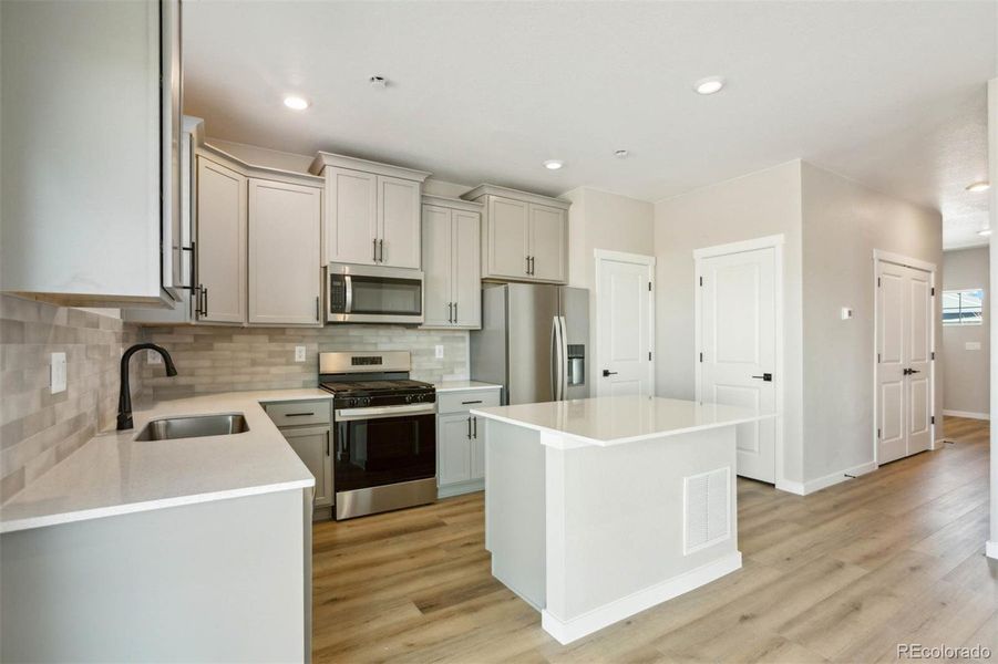 Furnished interior view inside a new home in Second Creek Farm, Commerce City (Image 4).