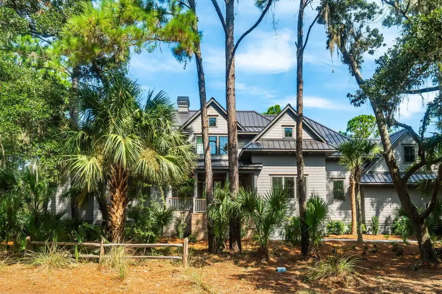 Front exterior of a new home in , Kiawah Island, SC, highlighting curb appeal (Image 33).