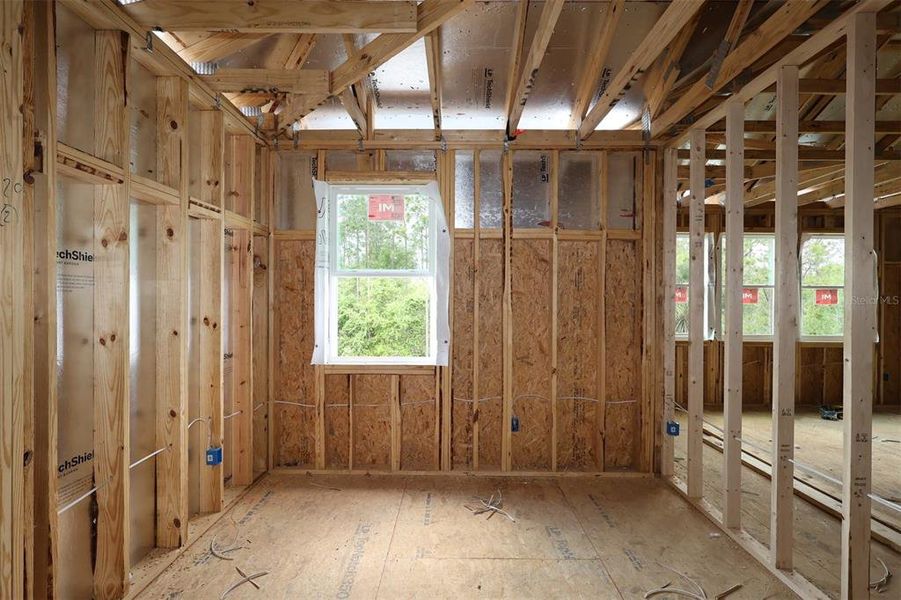 In-progress construction of a new home in Center Lake on the Park, St. Cloud, FL (Image 6).