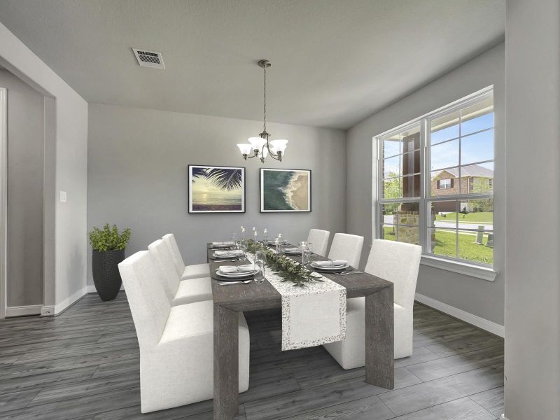 Photo is not of the actual home, but is an inspirational photo of builder’s model home and may depict options, furnishings, and/or decorator features that are not included.
