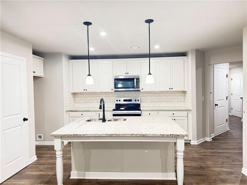 Furnished interior view inside a new home in Silver Leaf, Dawsonville (Image 2).