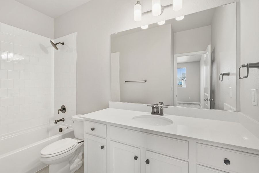 Furnished interior view inside a new home in Highlands Preserve, Mead (Image 8).