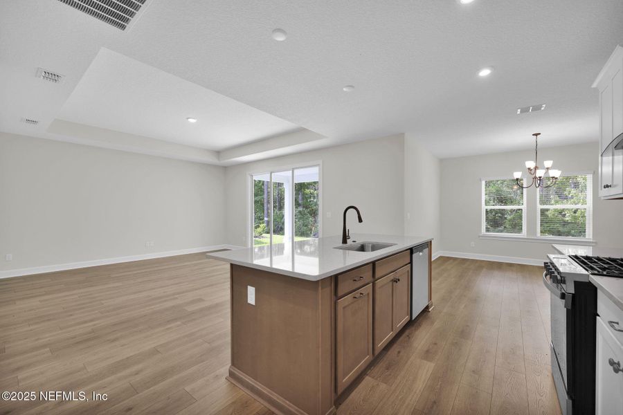 Furnished interior view inside a new home in Trailmark - Phase 10, St. Augustine (Image 8). Furnished interior view inside a new home in Trailmark - Phase 10, St. Augustine (Image 8).