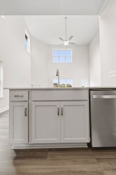 Representative furnished interior of a home built from the Hanover by Keystone Homes NC in Trinity Meadows, Trinity (Image 35).