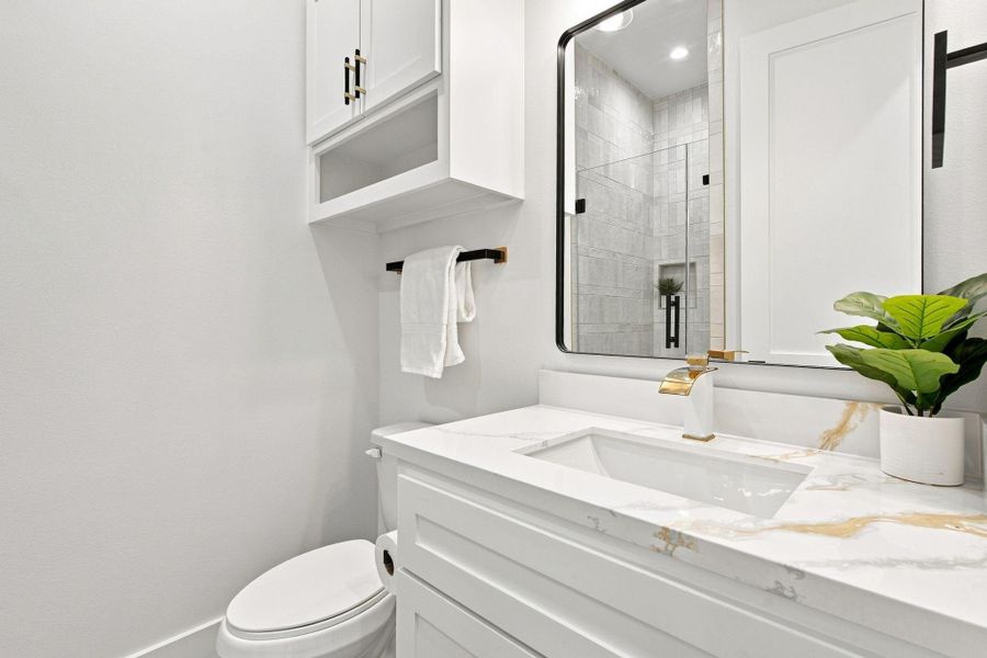 Furnished interior view inside a new home in , Houston (Image 33).