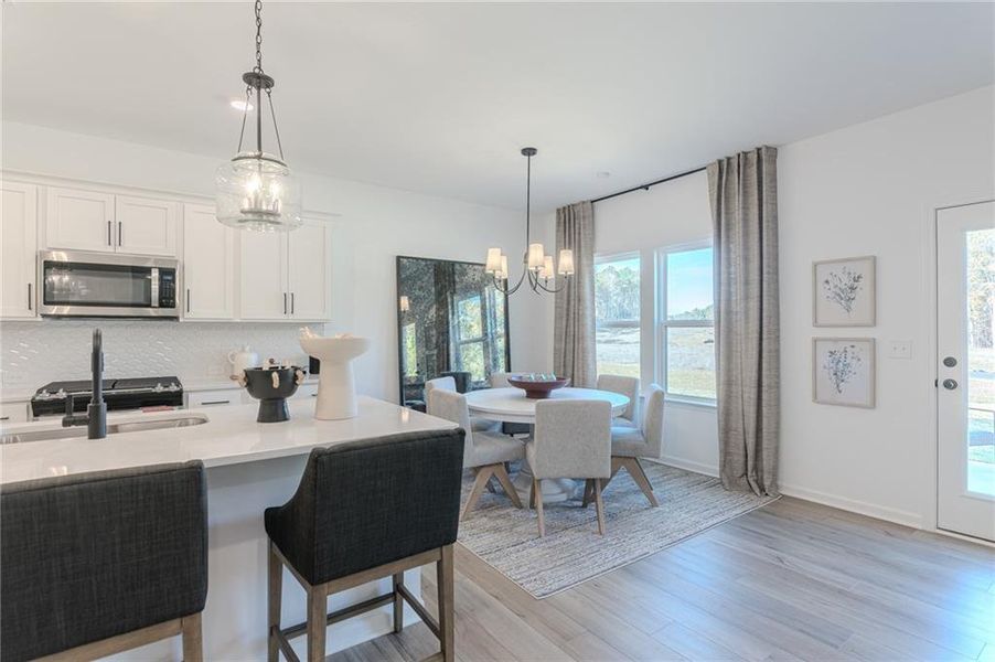 Furnished interior view inside a new home in , Locust Grove (Image 19).