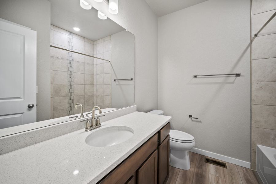 Representative furnished interior of a home built from the Lilac by View Homes in Aspen Ranch, Fountain (Image 16).