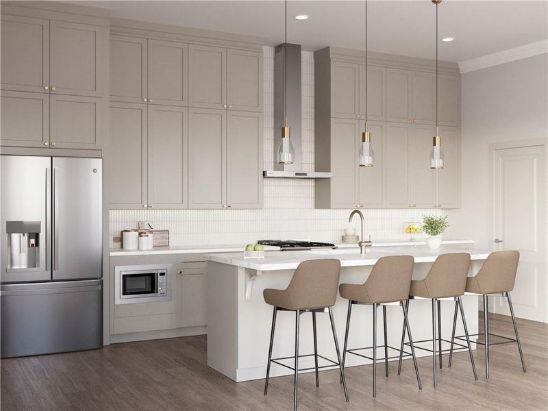 Furnished interior view inside a new home in Aberdeen, Hoschton (Image 3).
