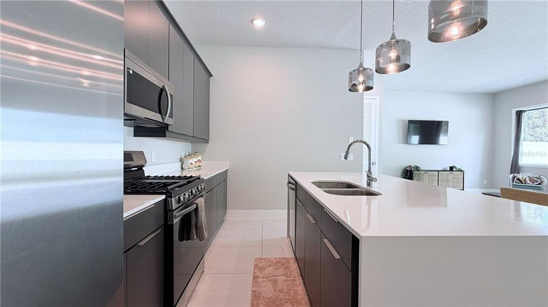 Furnished interior view inside a new home in , Reunion (Image 20).