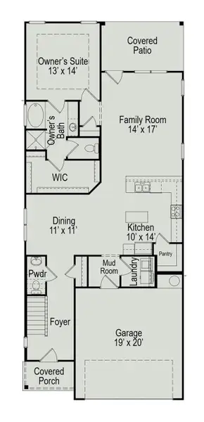 2D floor plan layout of this home in The Canopies, Splendora, TX (Image 3). 2D floor plan layout of this home in The Canopies, Splendora, TX (Image 3).