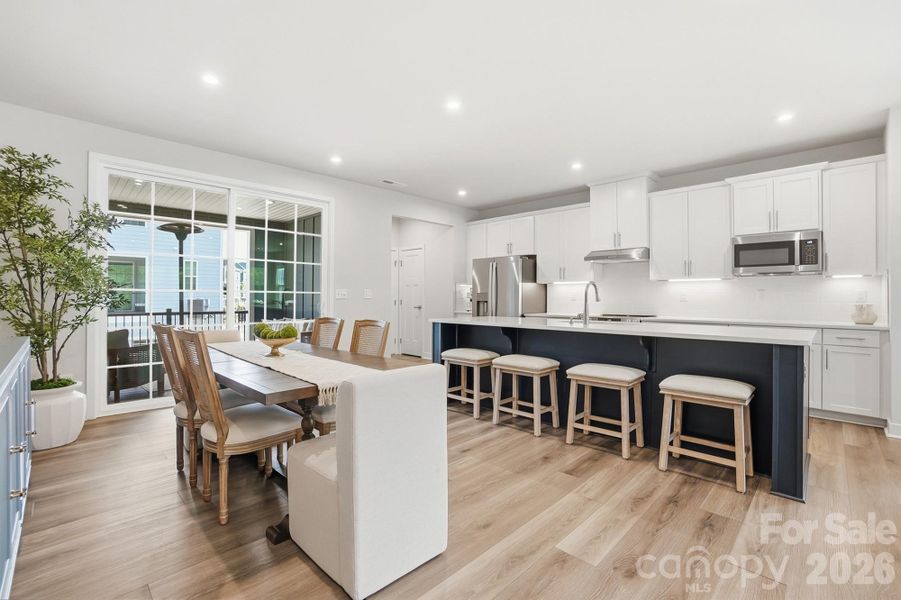 Furnished interior view inside a new home in Bailey Mills, Matthews (Image 10).