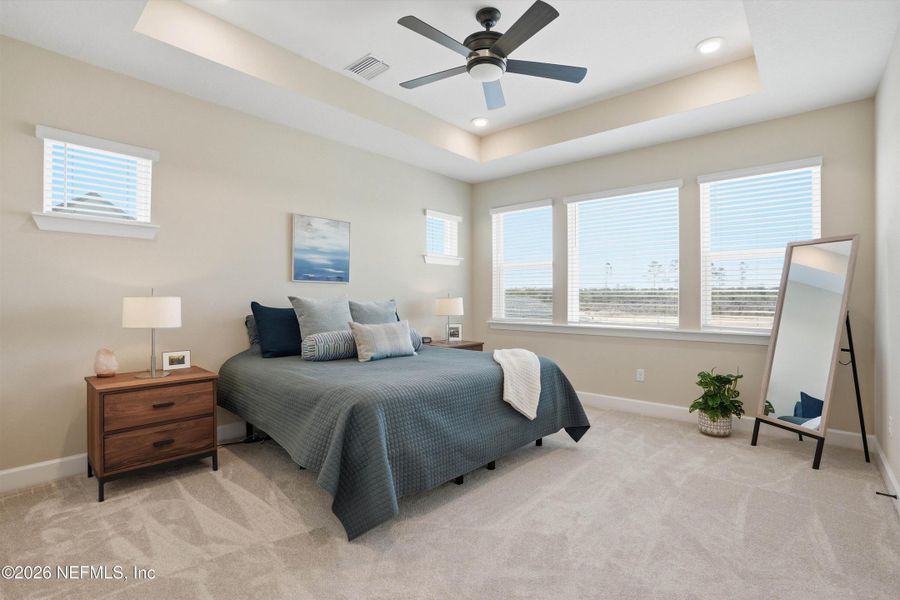 Furnished interior view inside a new home in Seven Pines 50' Rear Entry, Jacksonville (Image 35).