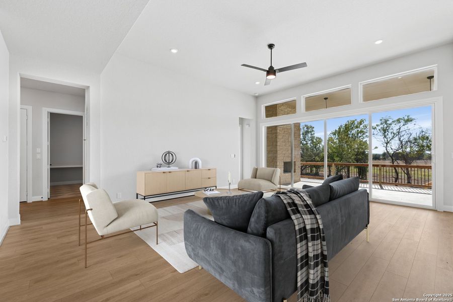 Furnished interior view inside a new home in Megans Landing – Half-Acre Homesites, Castroville (Image 4).