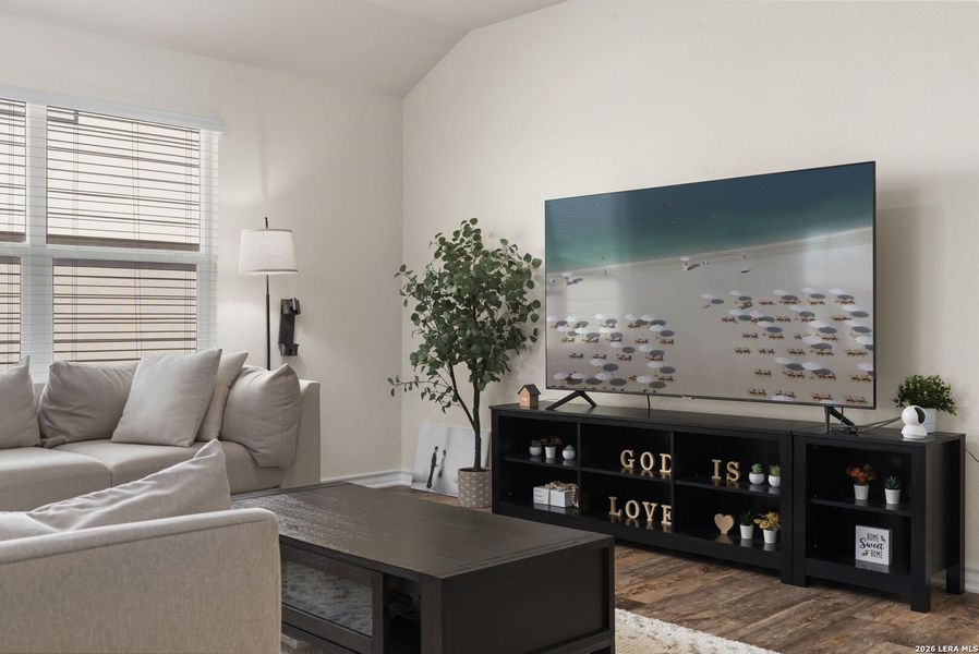 Furnished interior view inside a new home in The Canyons at Amhurst, San Antonio (Image 17).
