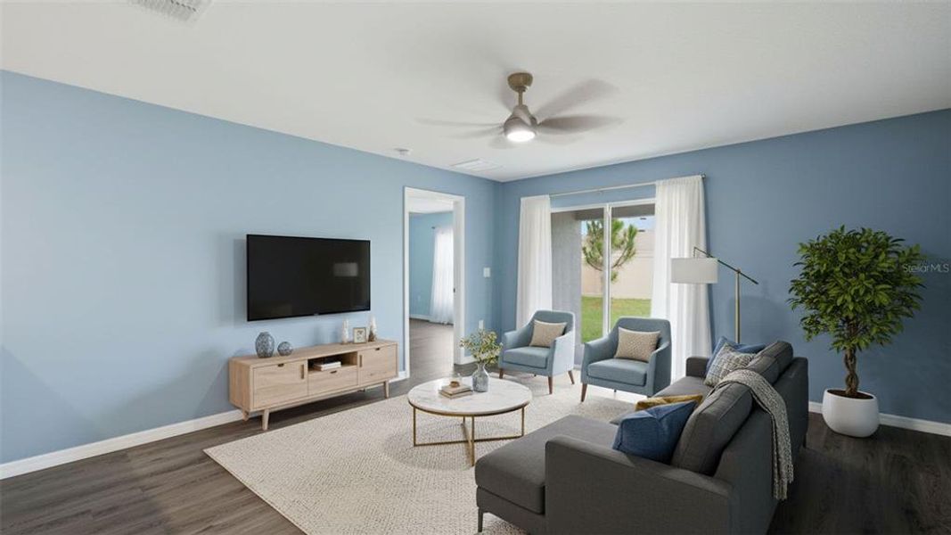 Furnished interior view inside a new home in Northwater at Two Rivers, Zephyrhills (Image 16).
