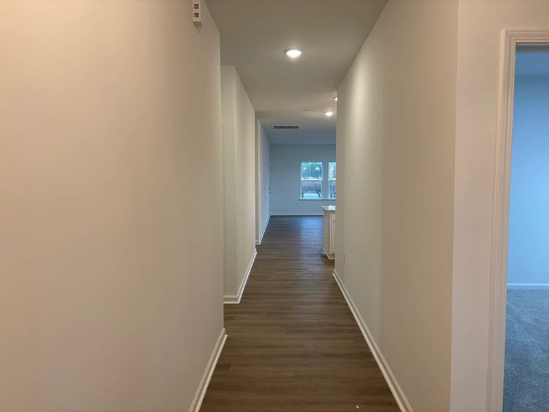 Foyer featuring the AW Collection® Timeless - A refined welcome with soft light and style.