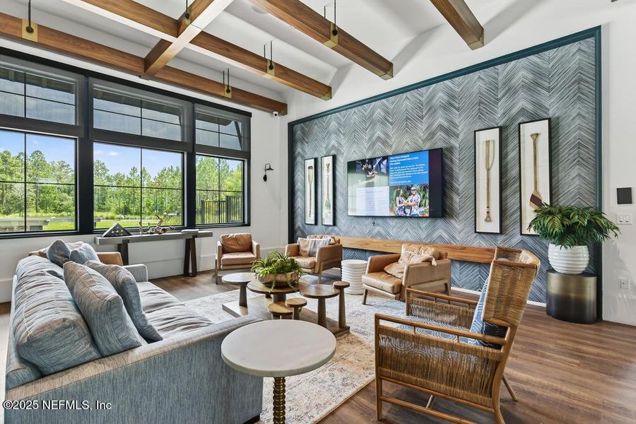 Furnished interior view inside a new home in Tributary, Yulee (Image 14).