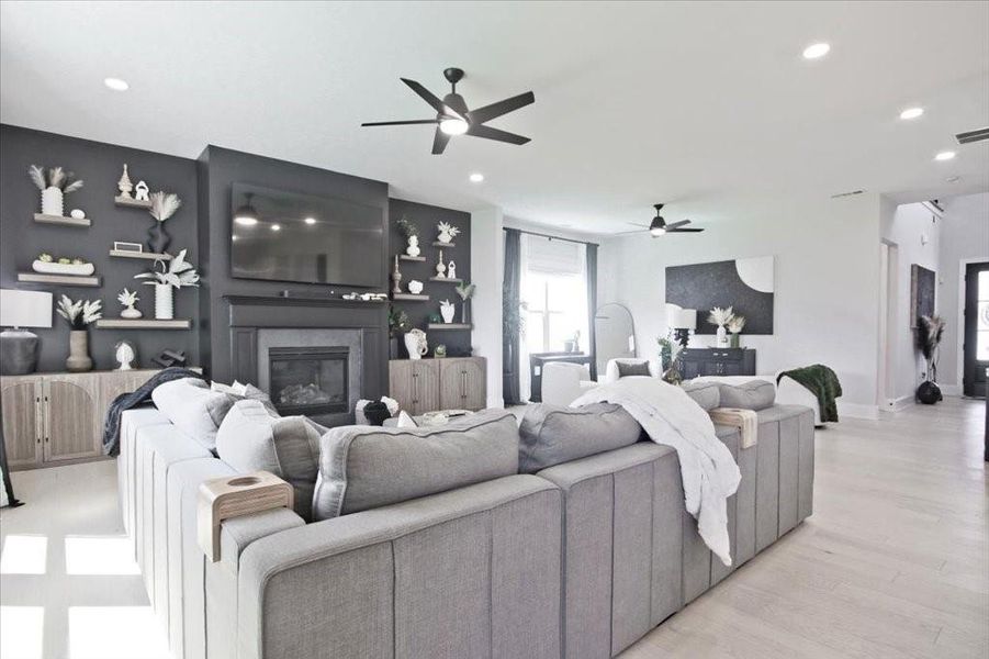 Furnished interior view inside a new home in , Cumming (Image 30).