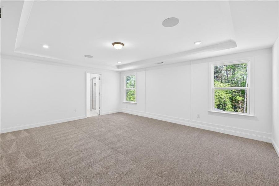 Spacious, unfurnished interior of a new home in Riversprings, Dacula (Image 52).