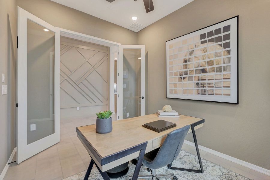 Representative furnished interior of a home built from the Cobalt by Mattamy Homes in Tyler Ranch, Buckeye (Image 32).