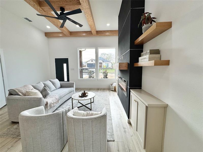 Furnished interior view inside a new home in , Greenville (Image 19). Furnished interior view inside a new home in , Greenville (Image 19).